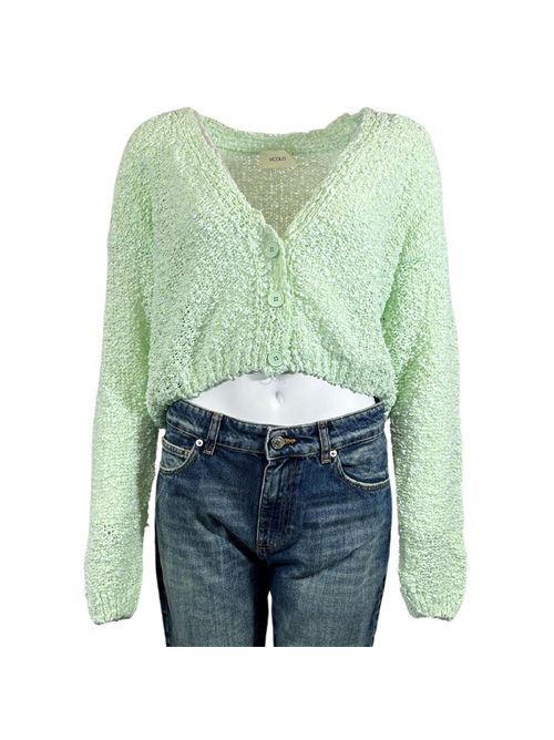 AQUA GREEN CARDIGAN WOMAN VICOLO VICOLO | 33011BVERDE ACQUA